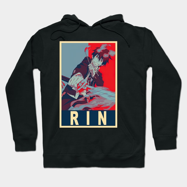 Rin Okumura Vintage Hoodie by eldridgejacqueline